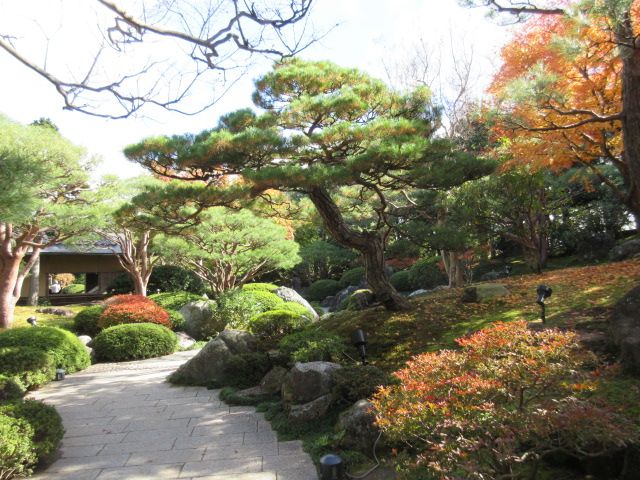 島根由志園にて