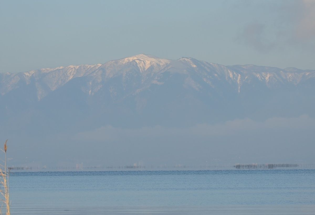 琵琶湖で蜃気楼が見えました？