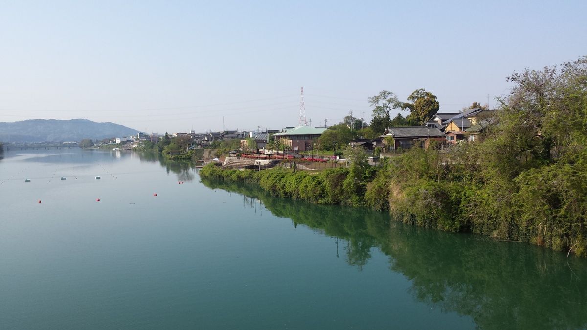 サイクリングで朝市