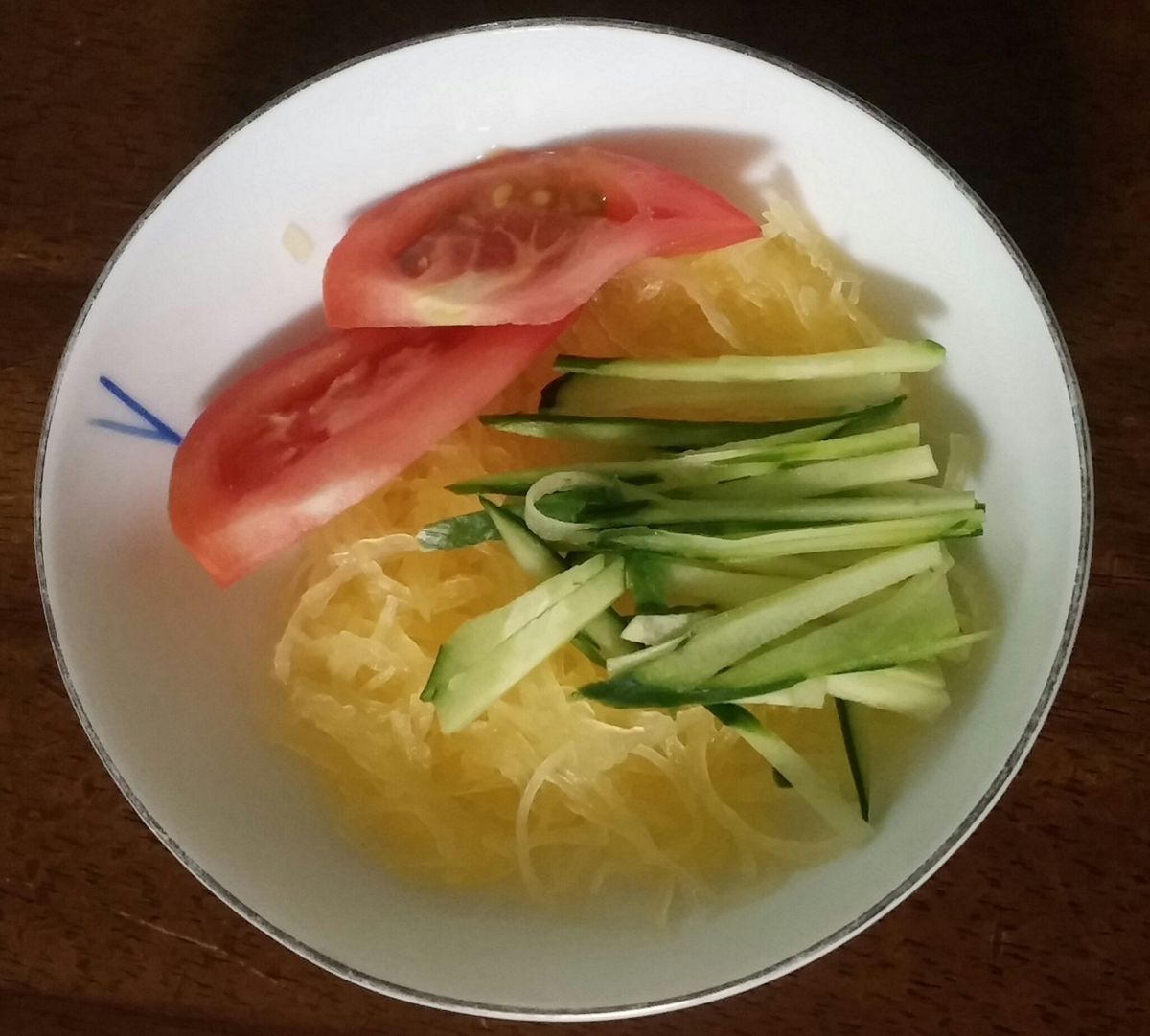 種蒔き日々草と素麺🎃