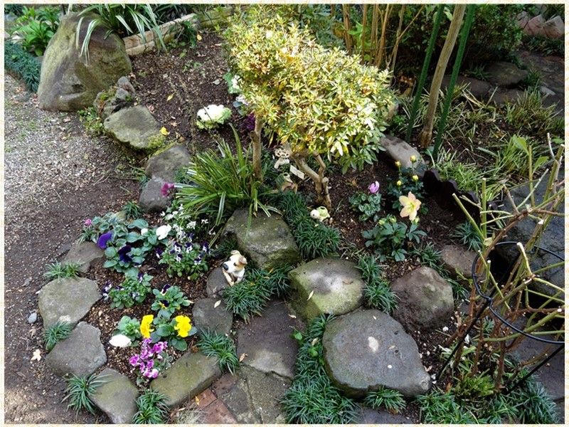 今年最後の花壇が完成