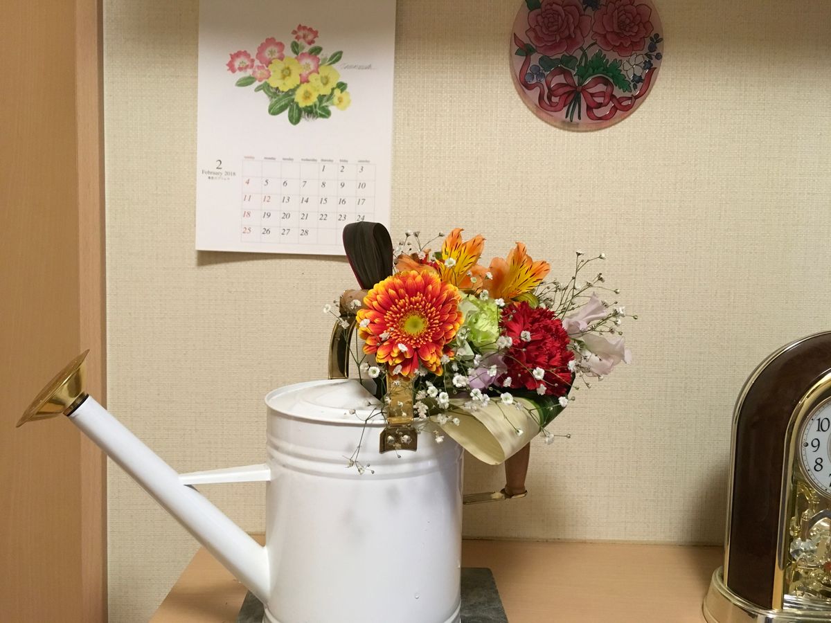 意外な所からお花のプレゼント💐