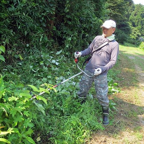 里山で汗を流す　その１