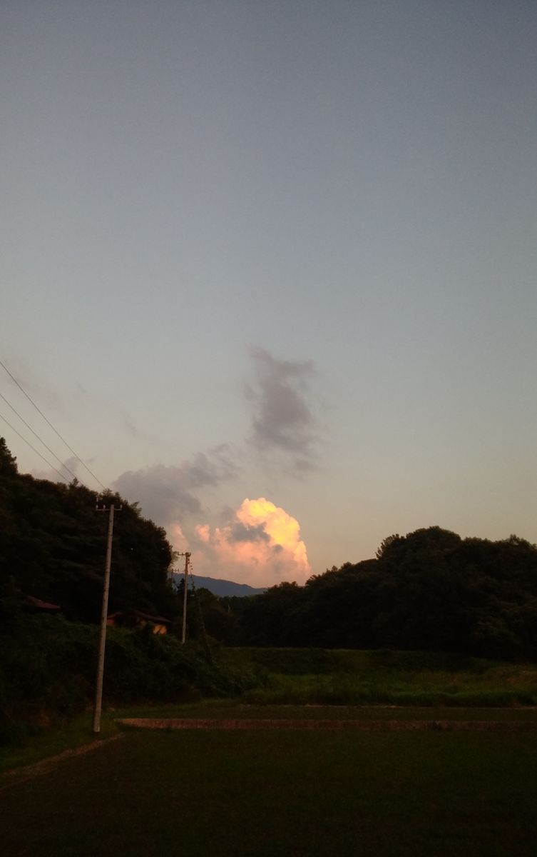 東の空