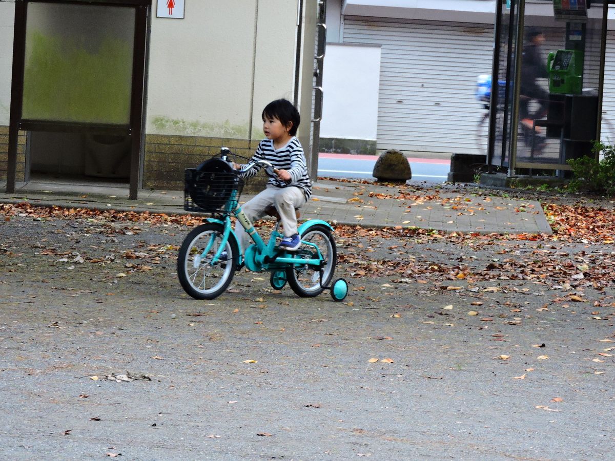 公園にて