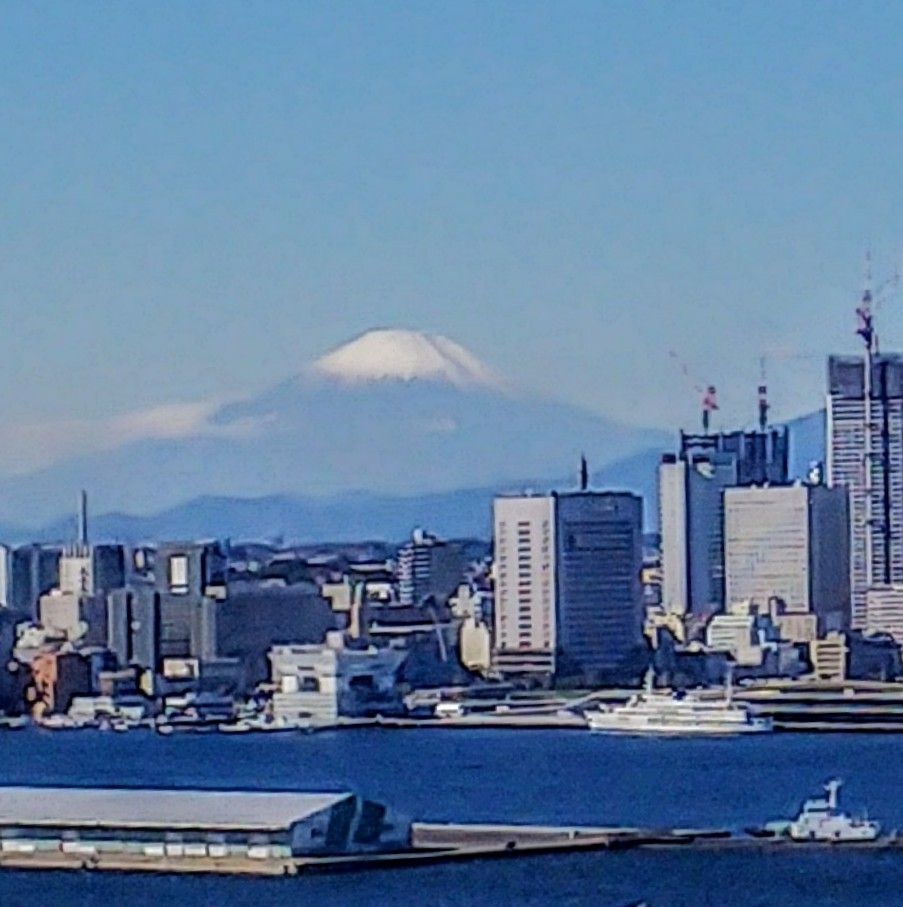 羽田空港行きのバスから横浜ベイエリア