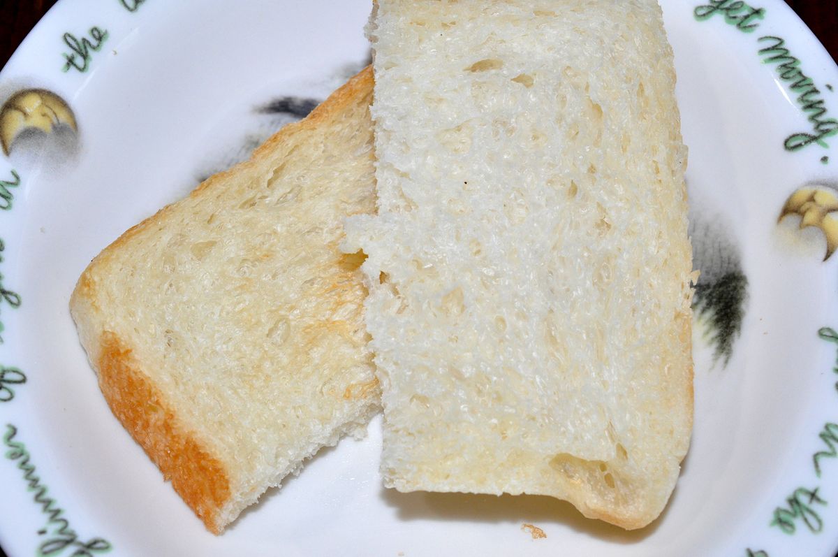 オーブン片焼き食パン