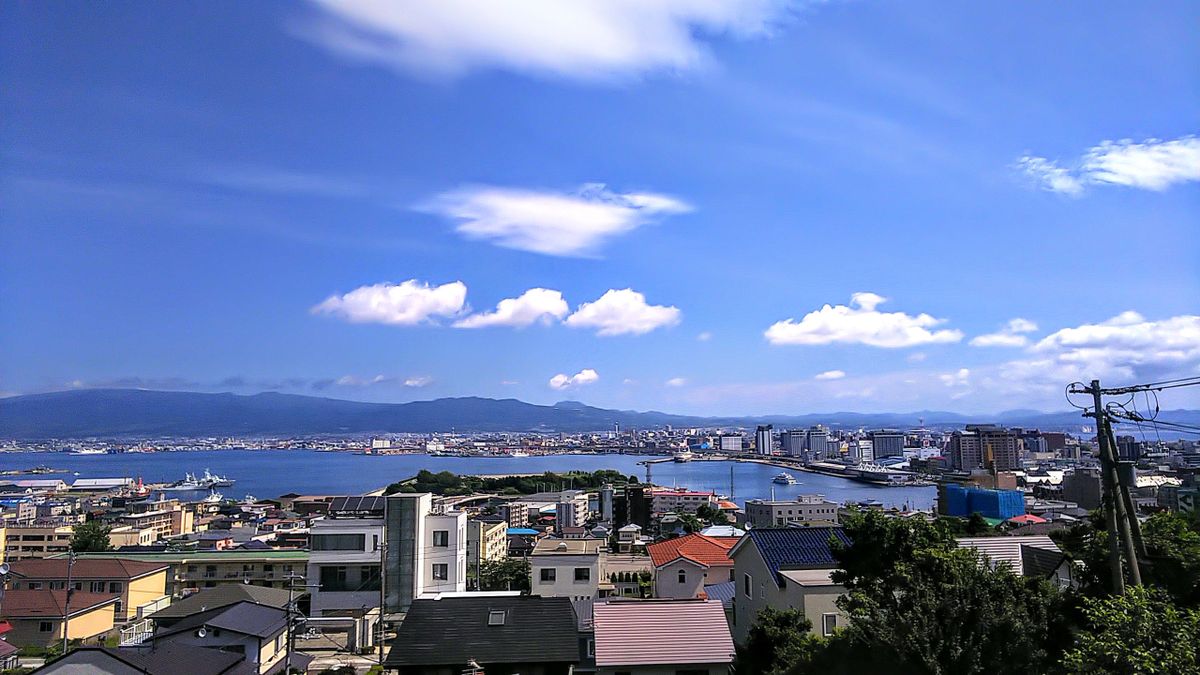 晴天の函館ベイエリア