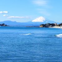 富士山と江ノ島