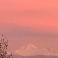 Mt.baker というアメリカの高い山 この...