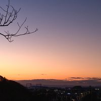 今朝の払暁 2024/2/24 5:59am 気温3℃ 弱...