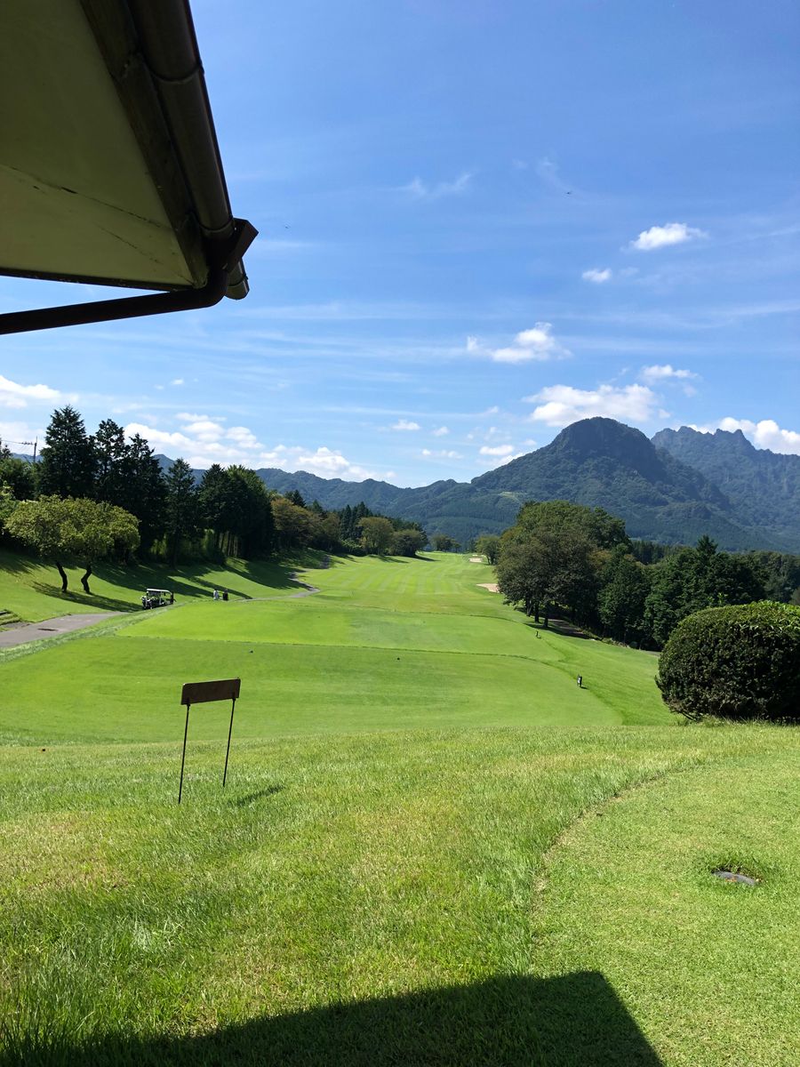 秋晴れ☀️⛳️🏌️‍♀️🏌️‍♂️日和！