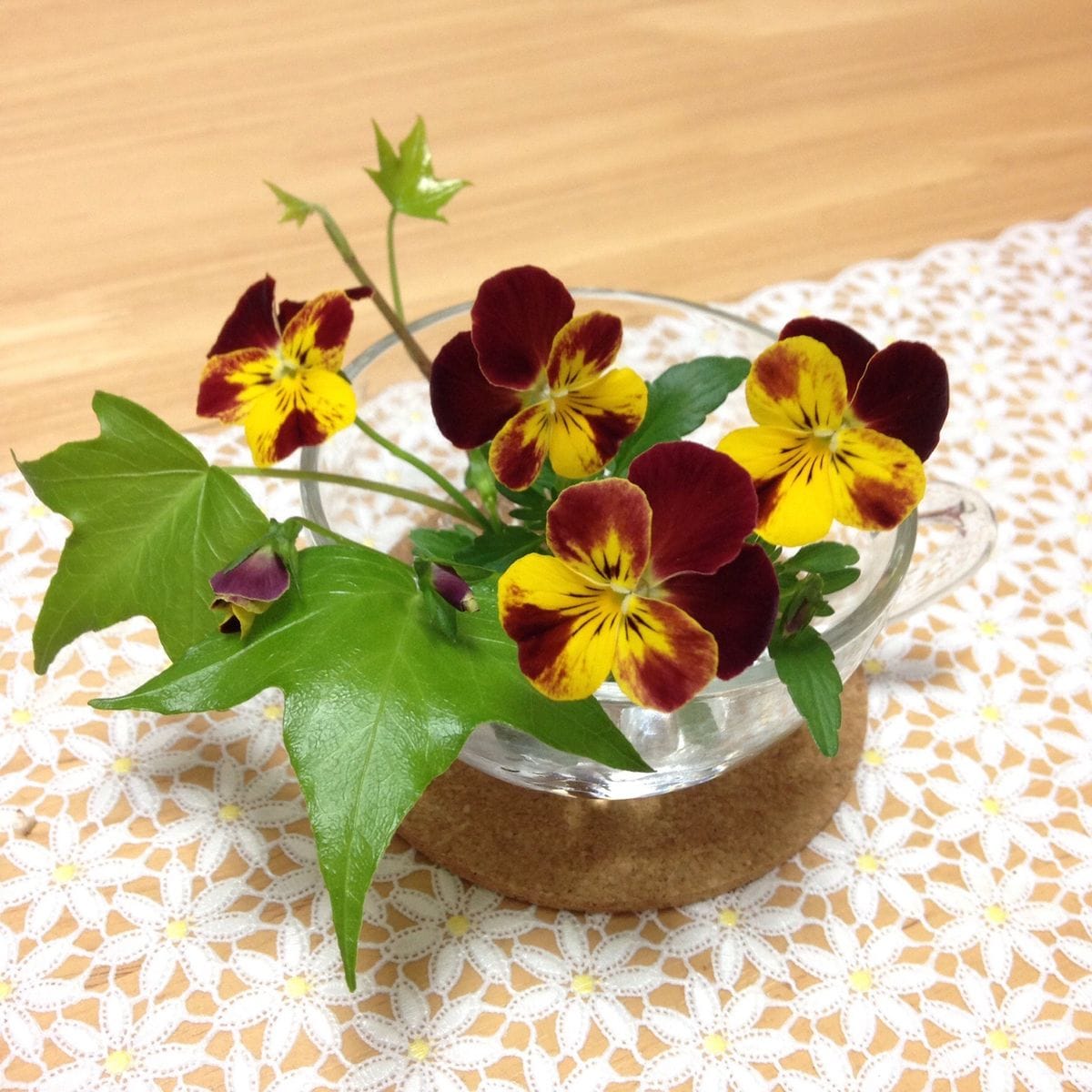 パンジー、ビオラの写真 by eikoai 『ビオラ』 切り花にしてみました。