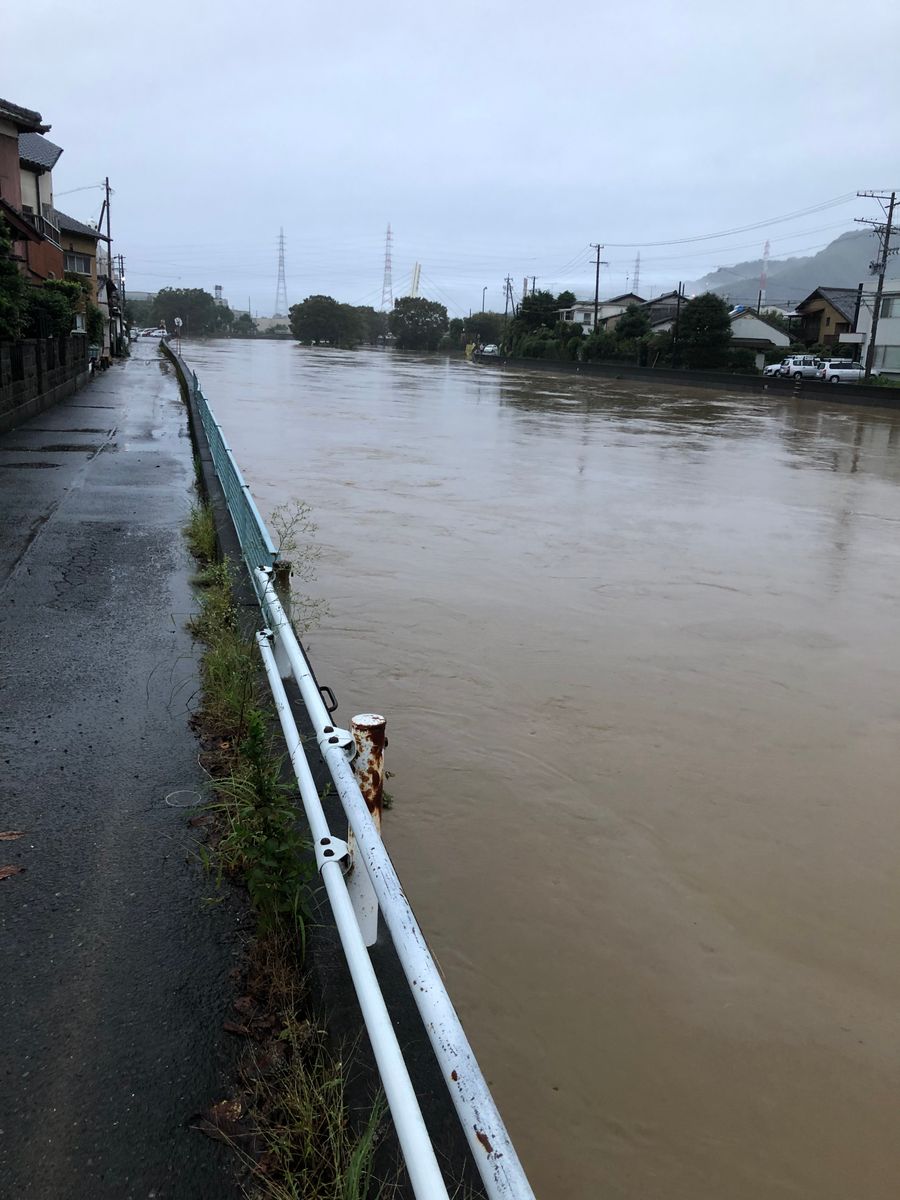 台風の爪痕