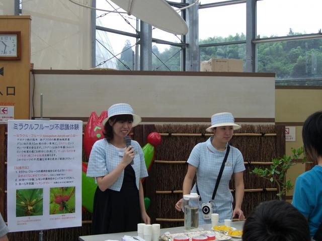 「ミラクルフルーツ不思議体験」～植物園祭り・二日目！