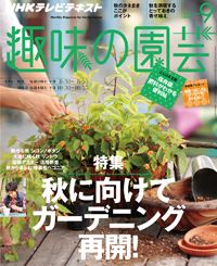 【テキスト発売情報】『趣味の園芸』『趣味の園芸 やさいの時間』9月号発売！
