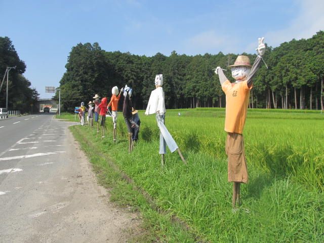 かかしのある風景