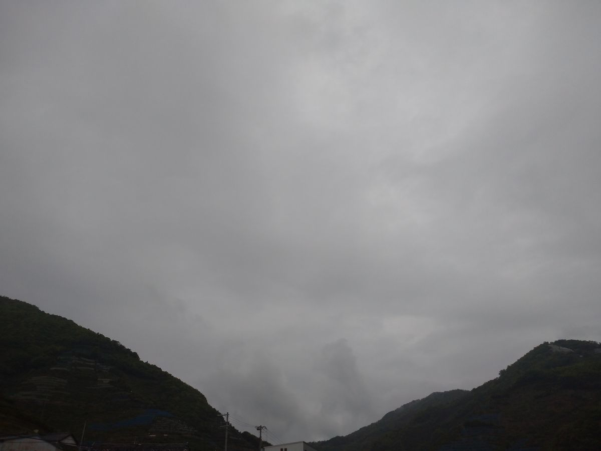 朝の空 5月1日☔