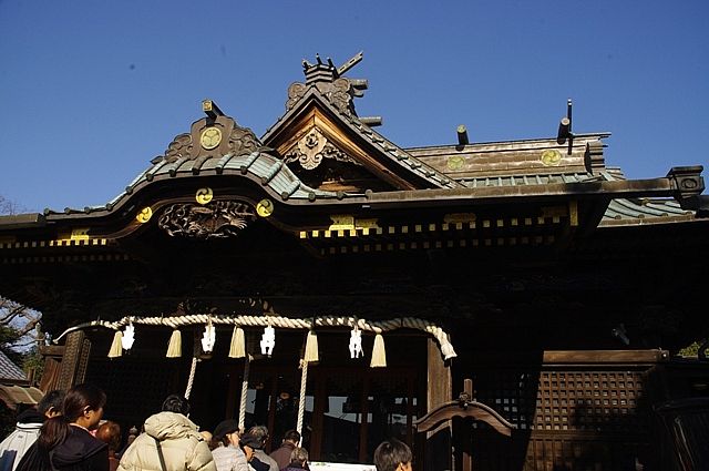 雷電神社へ初詣