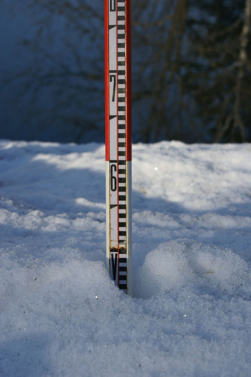 残雪４５㎝です