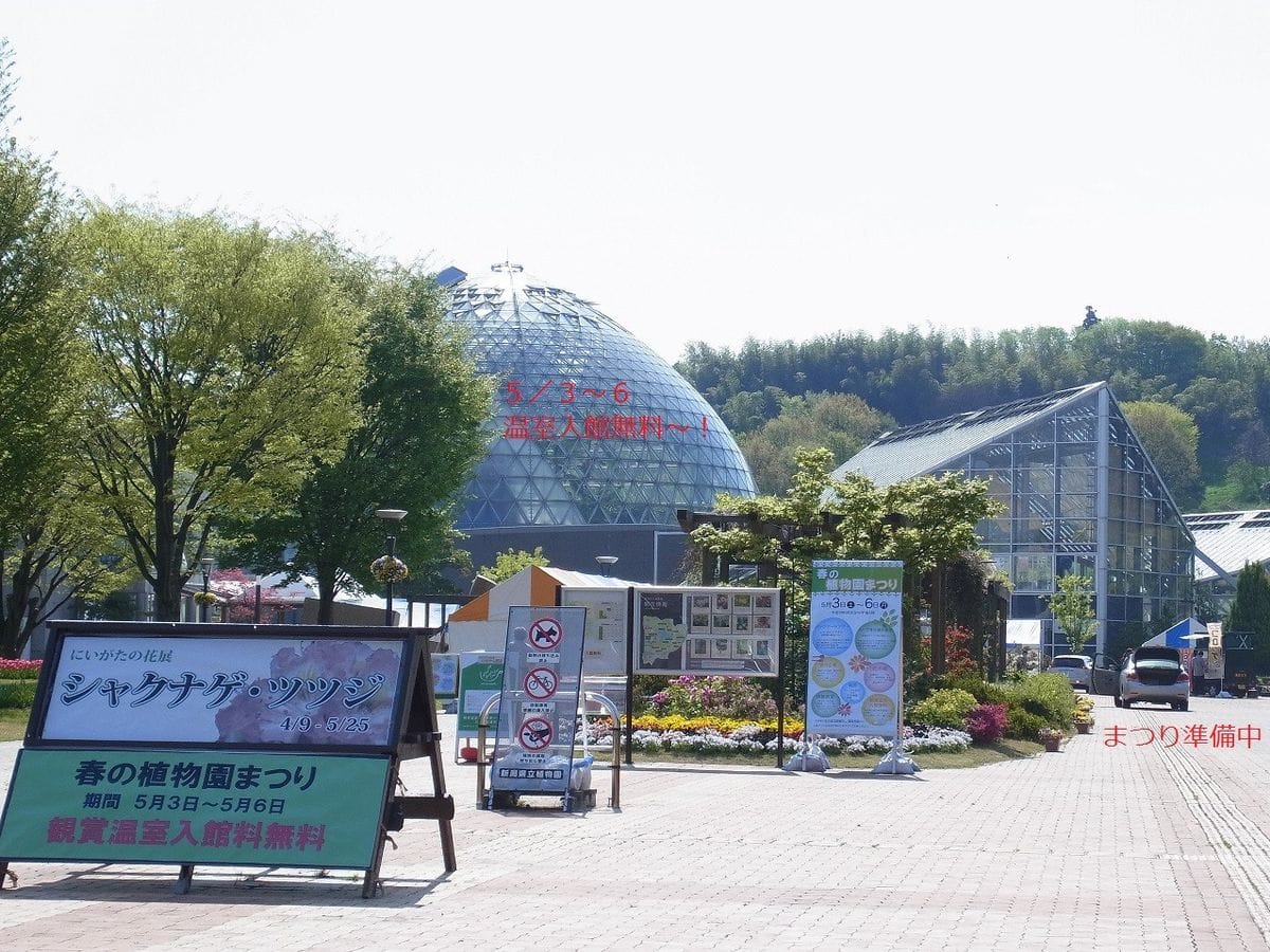 新潟県立植物園…春の植物園まつり