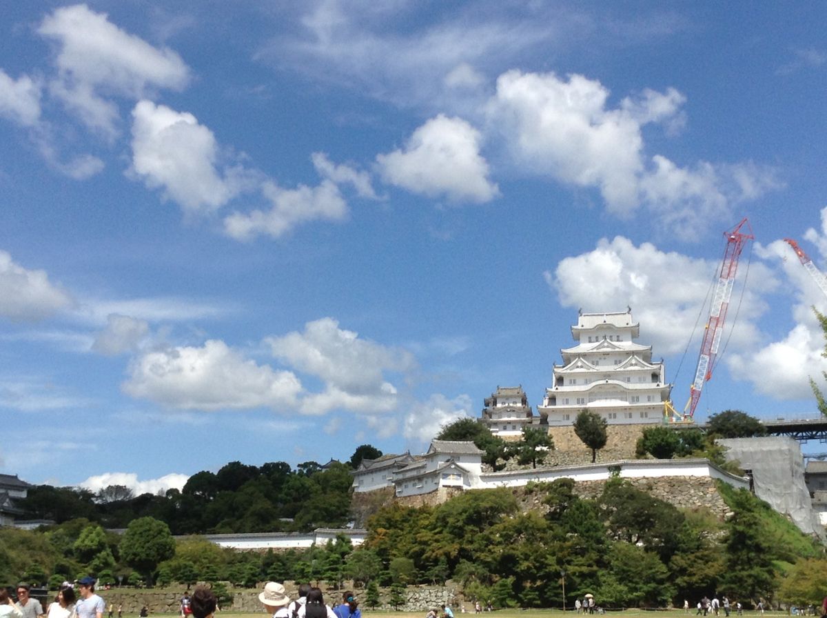 世界文化遺産　国宝姫路城へ