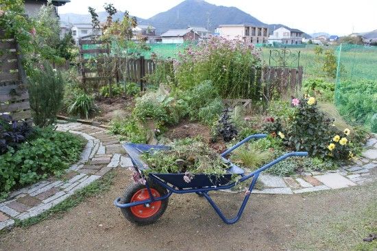 ガーデンから元の荒れ地へ