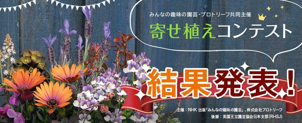 寄せ植えコンテスト結果発表！