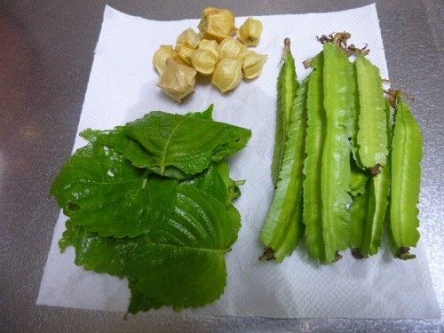 ジャスミンと野菜