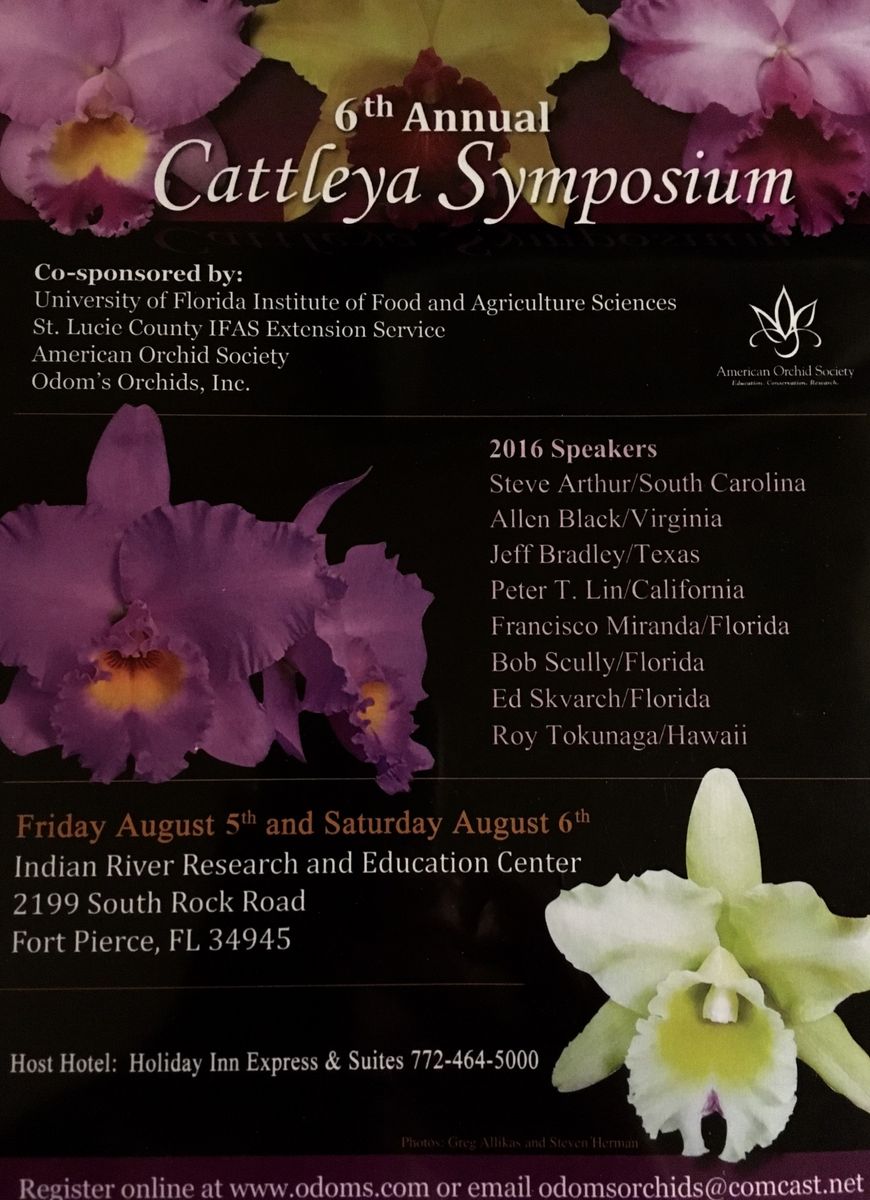 6th Annual Cattleya Symposium: 蘭シンポジウム初参加