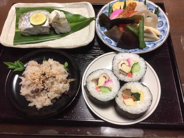 田舎のお祭り料理