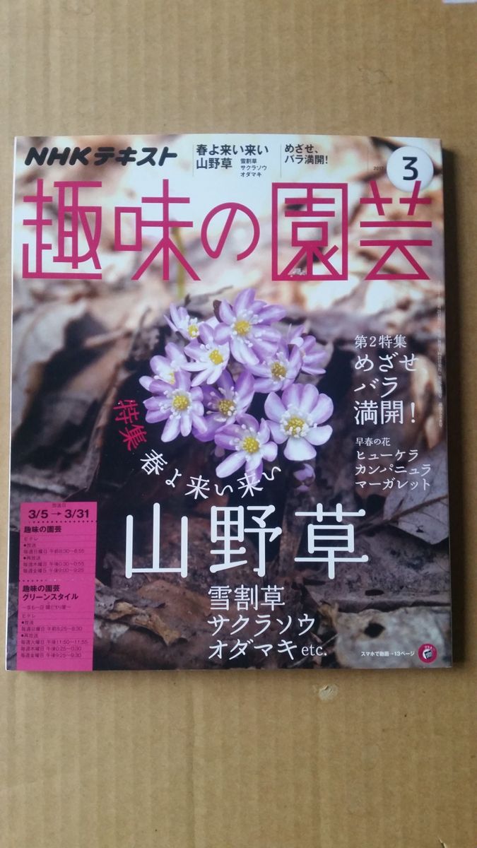 趣味の園芸の出演しています