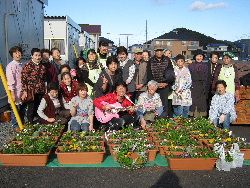 石巻で『ふれあい園芸教室』を行ってきました。