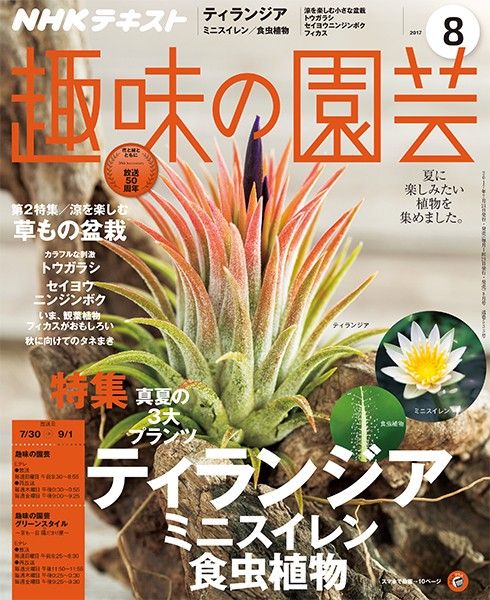 【テキスト掲載情報】『趣味の園芸』『やさいの時間』8月号に掲載されたメンバーを発...