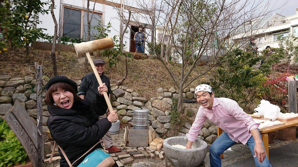 我が家のお餅つき