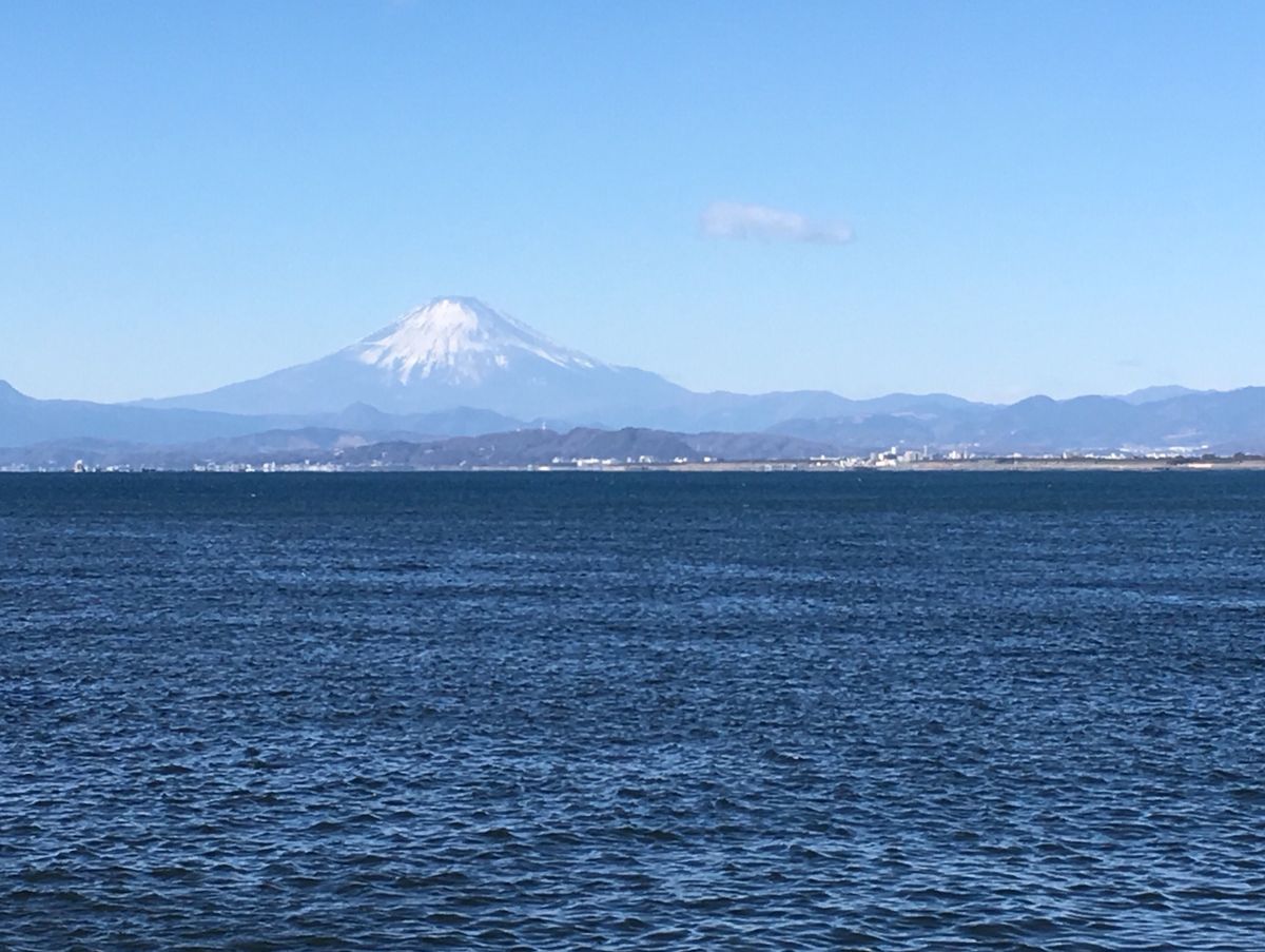 江ノ島からの富士山