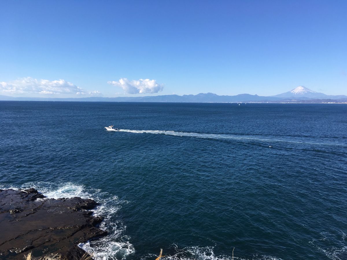 江ノ島からの富士山