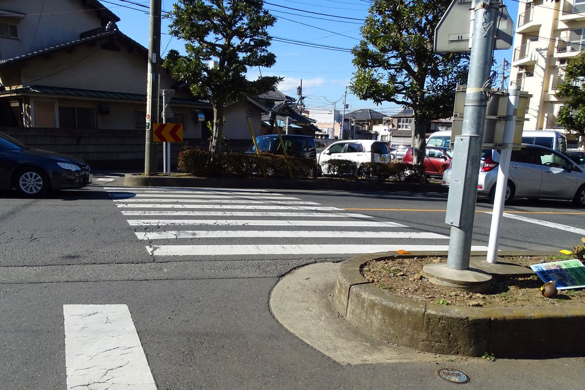 駅周辺をブラ散歩！～気になる横断歩道の報告～