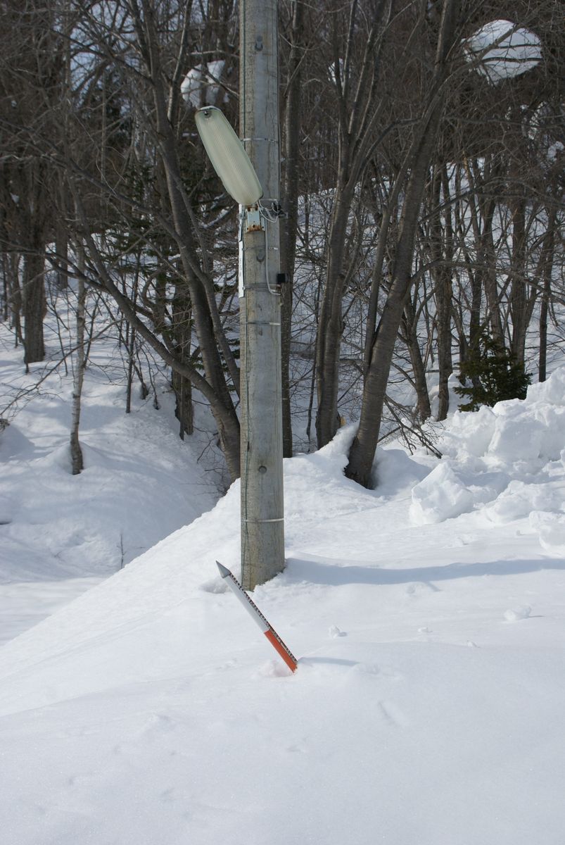 今冬最後の雪下ろしが終わりました。