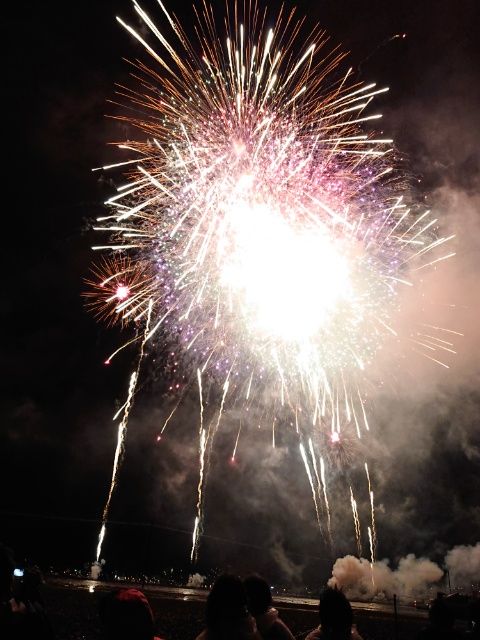 雨の花火大会2018