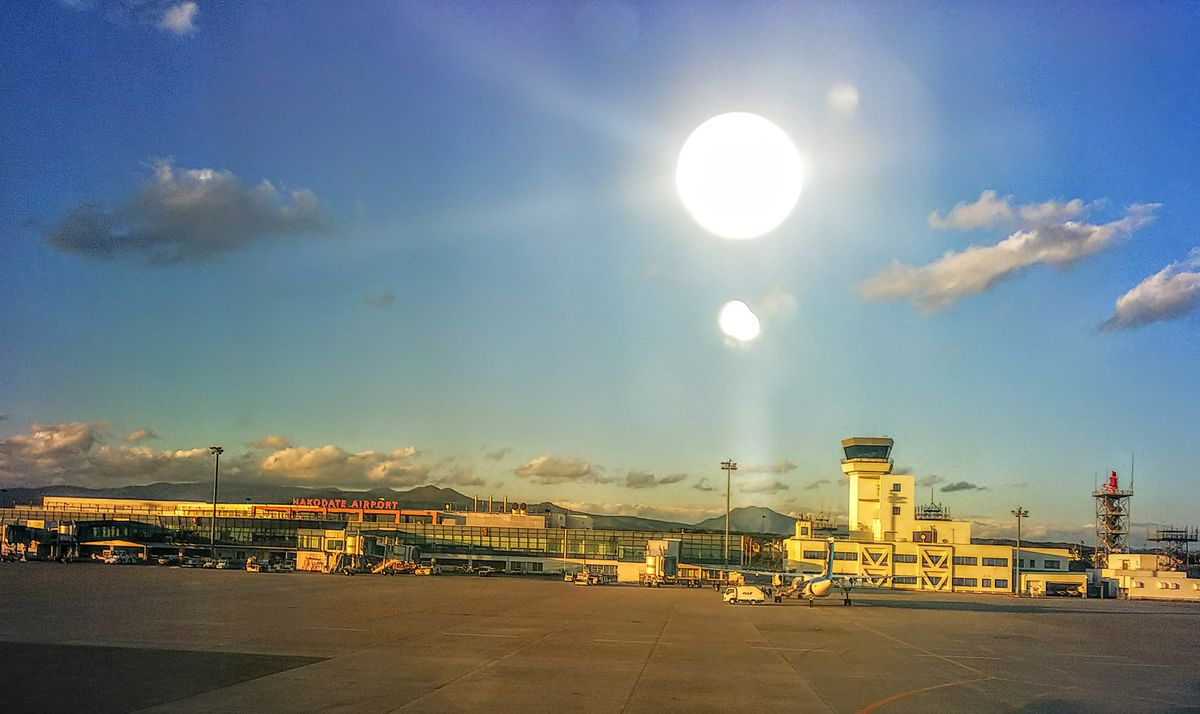 10月3日夕方函館空港🛫離陸