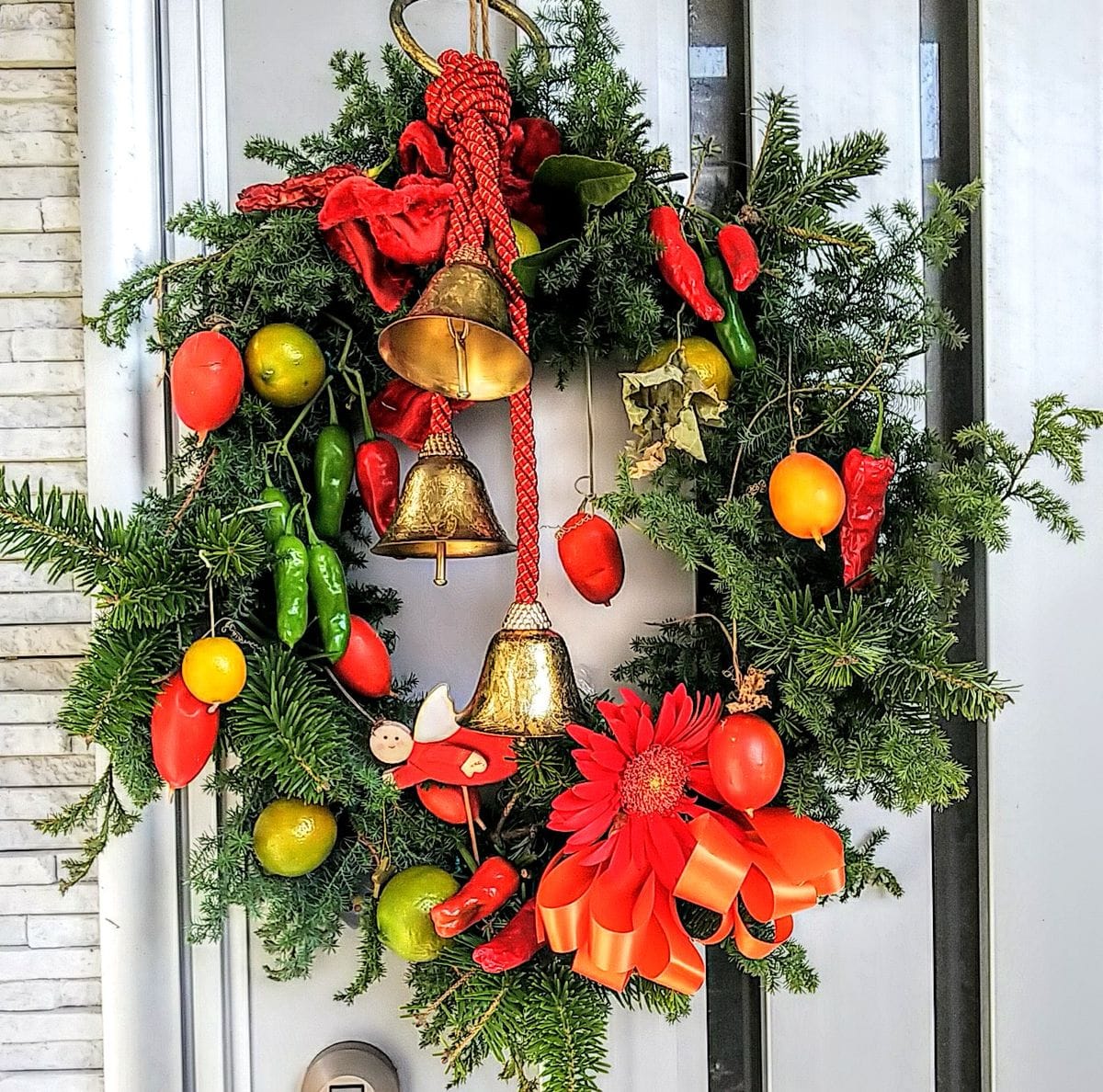 玄関に飾るクリスマスアレンジ⛄️🎄✨