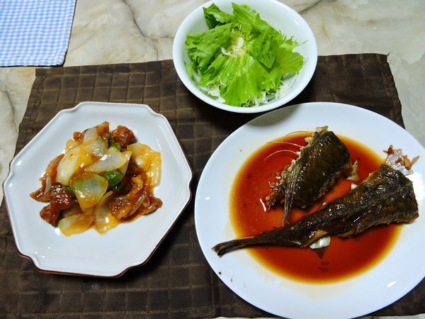 新婚生活気分で煮魚をふたりでつつく。食事療法MS⑥296日目(2121日)