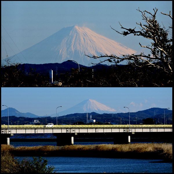 富士山くっきり。ウォーキングMS⑥314日目(2139日)