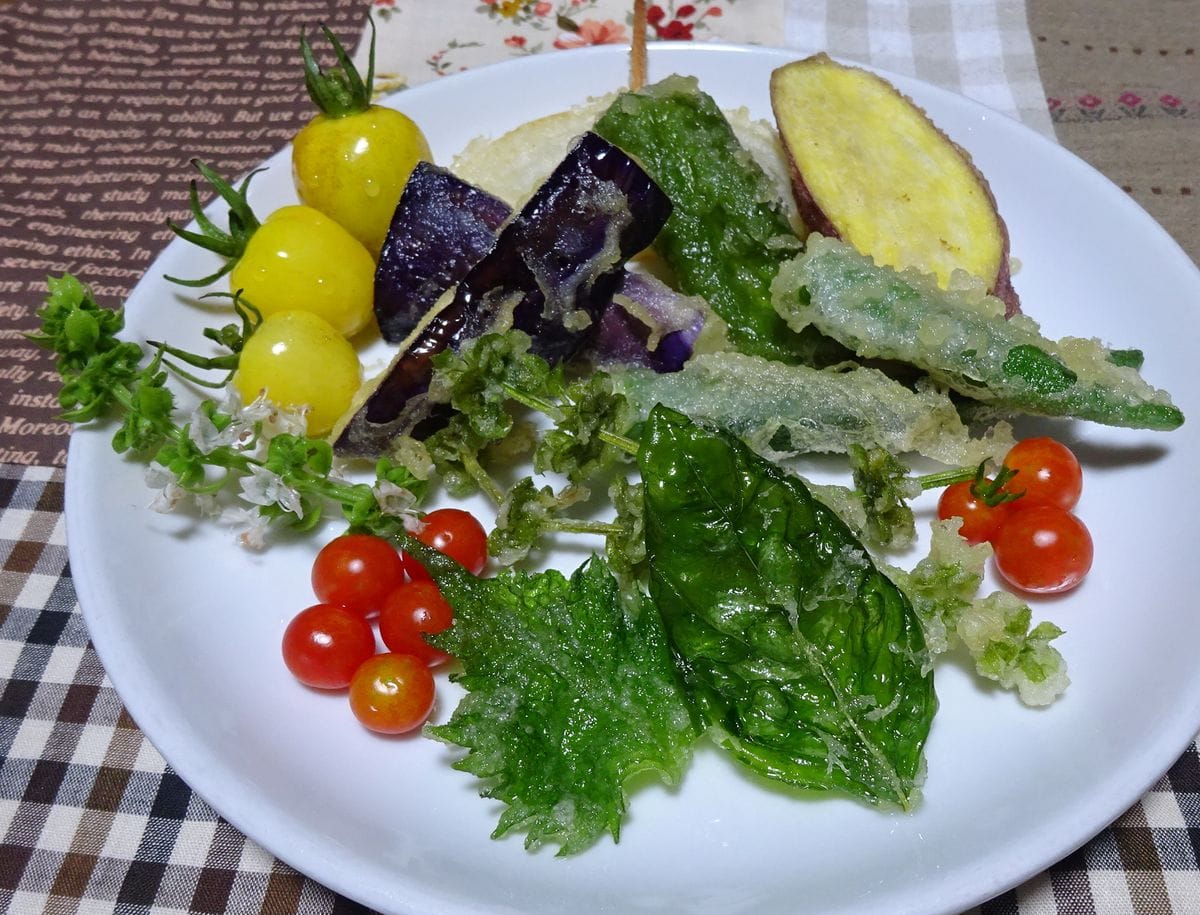 本日の夕食（バジル）