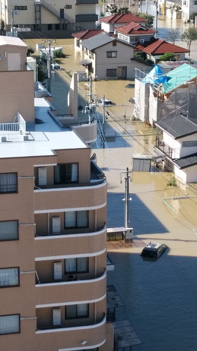 ダメでした～！車両水没😩