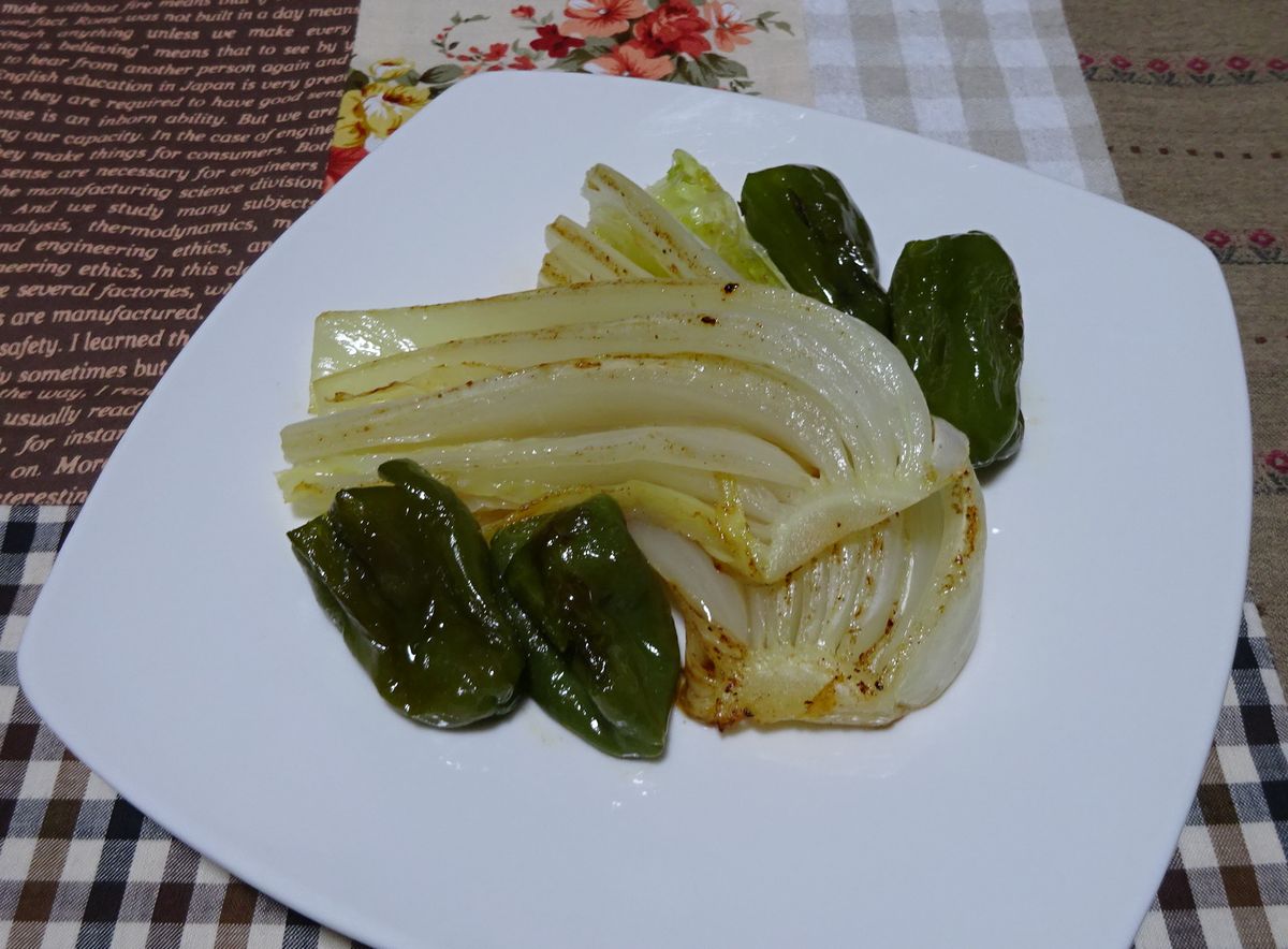 本日の夕食（白菜）