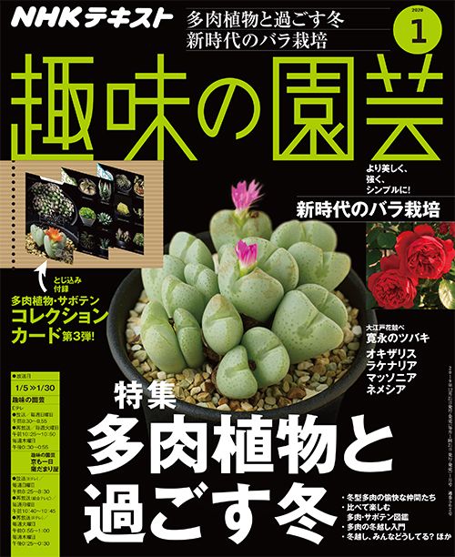 【テキスト掲載情報】『趣味の園芸』1月号に掲載されたメンバーを発表！