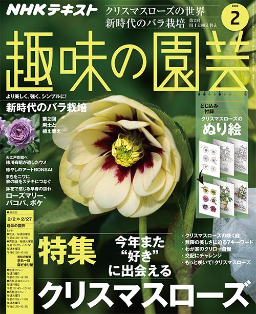 【テキスト掲載情報】『趣味の園芸』2月号に掲載されたメンバーを発表！