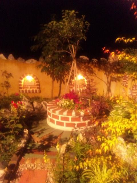 charm garden night